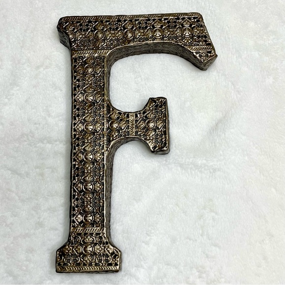 Wall Decor Decorative Metal Wall Decor Letter F Poshmark